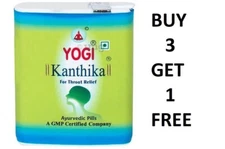 Yogi Kanthika Ayurvedic Pills 140 Tablets Throat Pain Sore Throat Cough