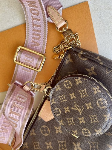 Louis Vuitton LV Multi Pochette Accessoires Crossbody Bag. 3 Bags