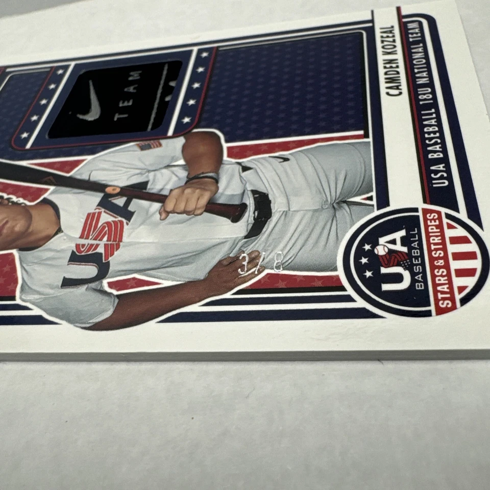 Camden Kozeal 2023 Stars & Stripes - USA U-18 World Cup TAG RELIC - 3/8 - Image 2 of 4