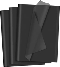 Black Tissue Paper for Gift Bags 40 Sheets Weddings Birthday Fall Decoration Sun