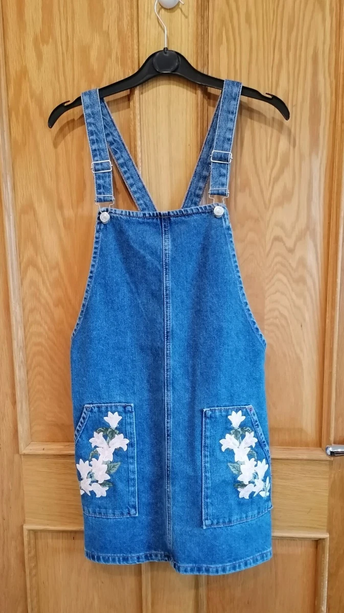 Topshop moto denim dress sales