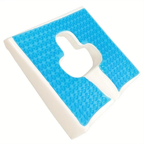 T-shaped Memory Foam Gel Pad Breathable Butt Cushion Sit Bed Hemorrhoid Pressure - Picture 8 of 16