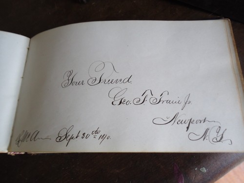 Poughkeepsie Riverview Accademia Militare 1870 Libro Autografo 162 Firmato PLS LEGGERE - Foto 4 di 17