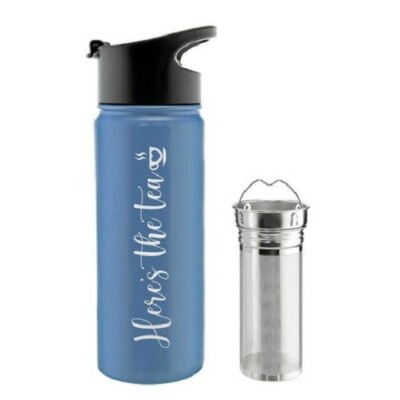 Loose Leaf Tea|Fruit Infuser|Water Bottle Travel Bottle Here's the Tea16 fl. Oz