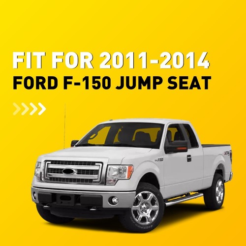 For 2011-2014 Ford F150 Jump Seat Leather Console Lid Armrest Cover Black Stitch - Bild 2 von 13