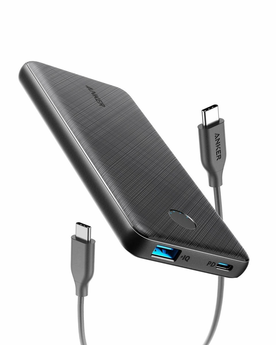 Upgraded] Anker PowerCore Slim 10000 PD, 10000mAh Portable