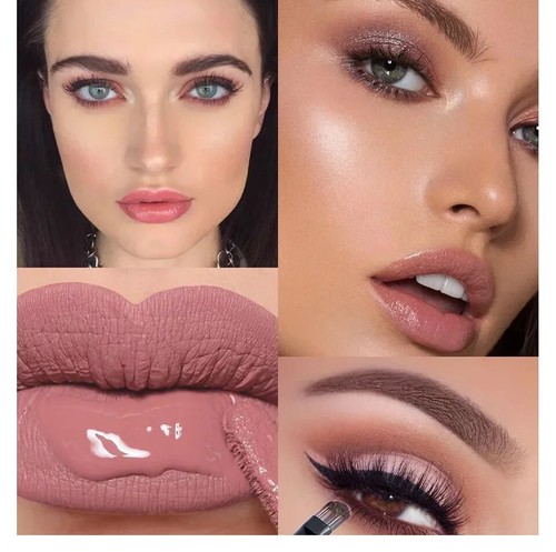 Kit de Maquillaje Set Regalos Mujeres Sombra de Ojos Delineador Cejas Labios Corrector Base Rubor - Imagen 16 de 19