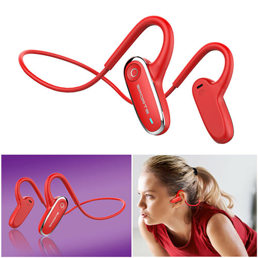 Bone Conduction Bluetooth Headset Wireless Sport Neckband Earphone Headphone