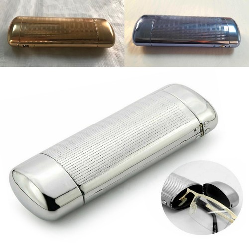 Elegante leichte Aluminium Brille Etui Hartmetall Spektakel Starktasche - Bild 11 von 14