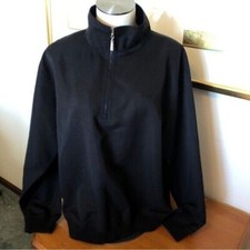 Izod Golf Women's Large Black Microfiber Long Sleeve 1/4 Zip Pullover Jacket