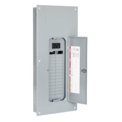 Square-D Homeline 100-Amp 30-Space 60-Circuit Indoor Main-Breaker Panel ...