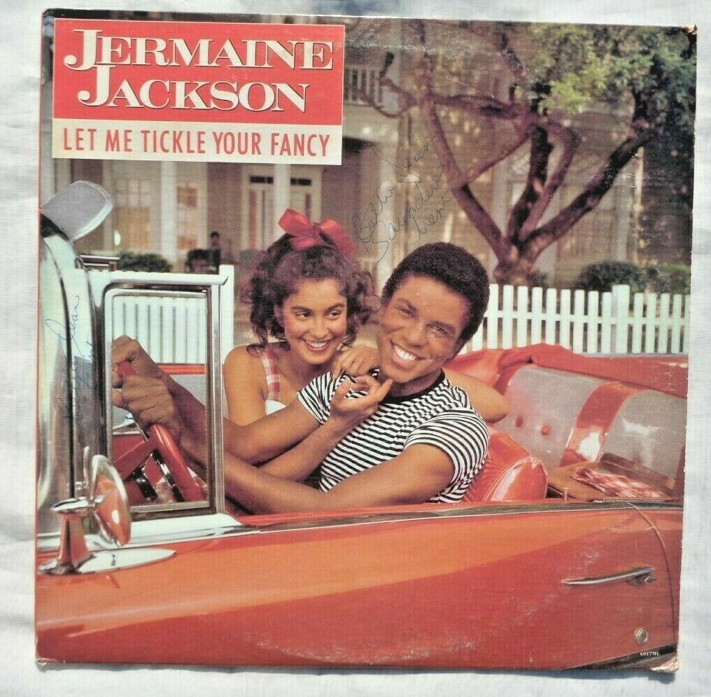 m*0様 レゲエ レコード jackie & doreen adorable y Jermaine Jackson: Let Me Tickle Your Fancy 1982 Motown 6017-ML
