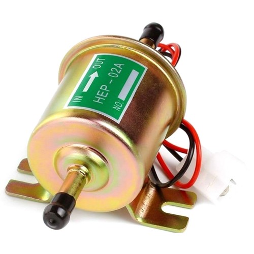 Bomba de combustible eléctrica en línea de repuesto de 2,5-4 PSI HEP-02A para coche camión barco 12 V - Imagen 2 de 13