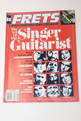 Frets Acoustic Guitar Magazine Singer Guitarist Peter Case, Greg Brown Nov 1987