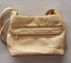 Stone Mountain Cream Leather Double Handle Compartments Zipped Purse Coin Wallet