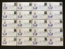 #2975 CIVIL WAR  Complete Set 20 Different 1995 FDC's with Artmaster Cachets