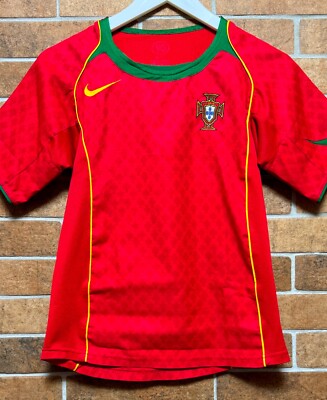 Nike ポルトガル代表 サッカーシャツ L 2004/05 ホーム PORTUGAL 2004 2005 HOME FOOTBALL SHIRT SOCCER JERSEY NIKE Youth XL