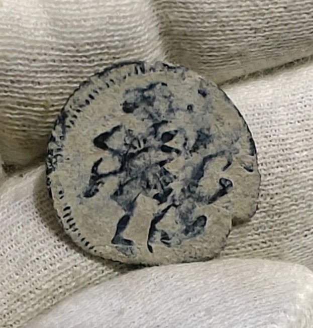 Mexico 1828 1/8 Real Durango Mint DOUBLE STRUCK Very Rare Error KM# 321