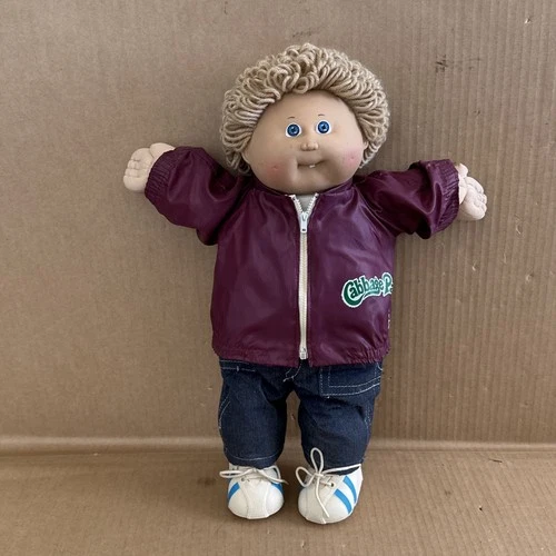 Cabbage Patch Kids Doll 17" Blonde Hair  Blue Eyes 1978, 1983
