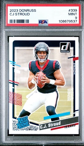 2023 Donruss Rated Rookie RC #339 CJ Stroud PSA 9 Mint