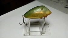 PICO PERCH,VINTAGE,VIBRATING CRANKBAIT, SILVER/GOLD REFLECTOR, MARKED, VGC