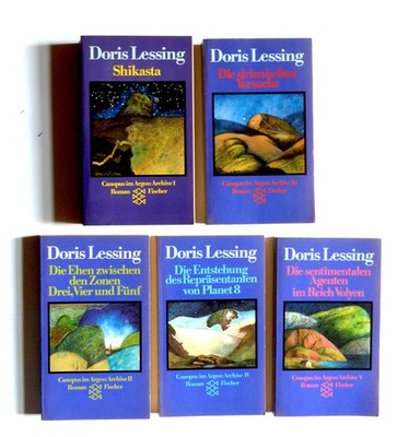 Doris Lessing Canopus im Argos: Archive (Shikasta-Zyklus) 5 Bände