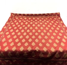 Jane Seymour Micheal Amini Bedding Throw Pillow Cover 24 x 24”  Red & Gold !