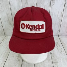 Vintage Kendall Motor Oil Hat Cap Snapback 80s/ 90s Park Avenue Made in the USA