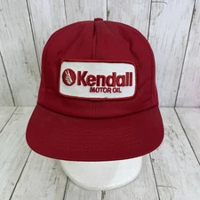 Vintage Kendall Motor Oil Hat Cap Snapback 80s/ 90s Park Avenue Made in the USA