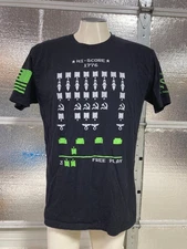 Grunt Style Shirt - Mens Large - Short Sleeve - Black - Video Game Style Graphic