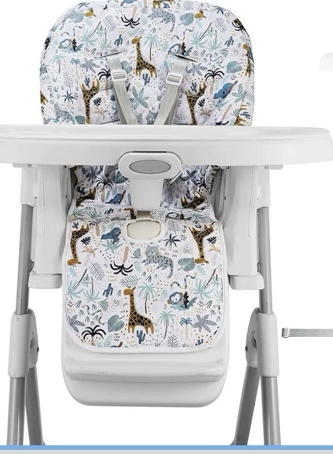 Lunobubo Baby High Chair Pad - Reversible see pictures~ NEW
Opens in a new window or tab