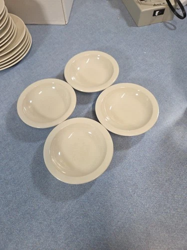 4 Vintage Red Wing Pottery Salad Bowls