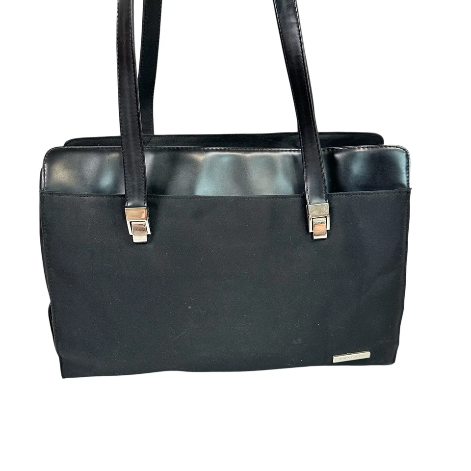 Bandolera Rosetti Bolso Mensajero para Computadora Múltiples Compartimentos Negra Foto 2 de 4