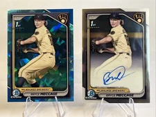 2024 Bowman Draft Bryce Meccage 1st Bowman Auto Plus 1st Bowman Sapphire