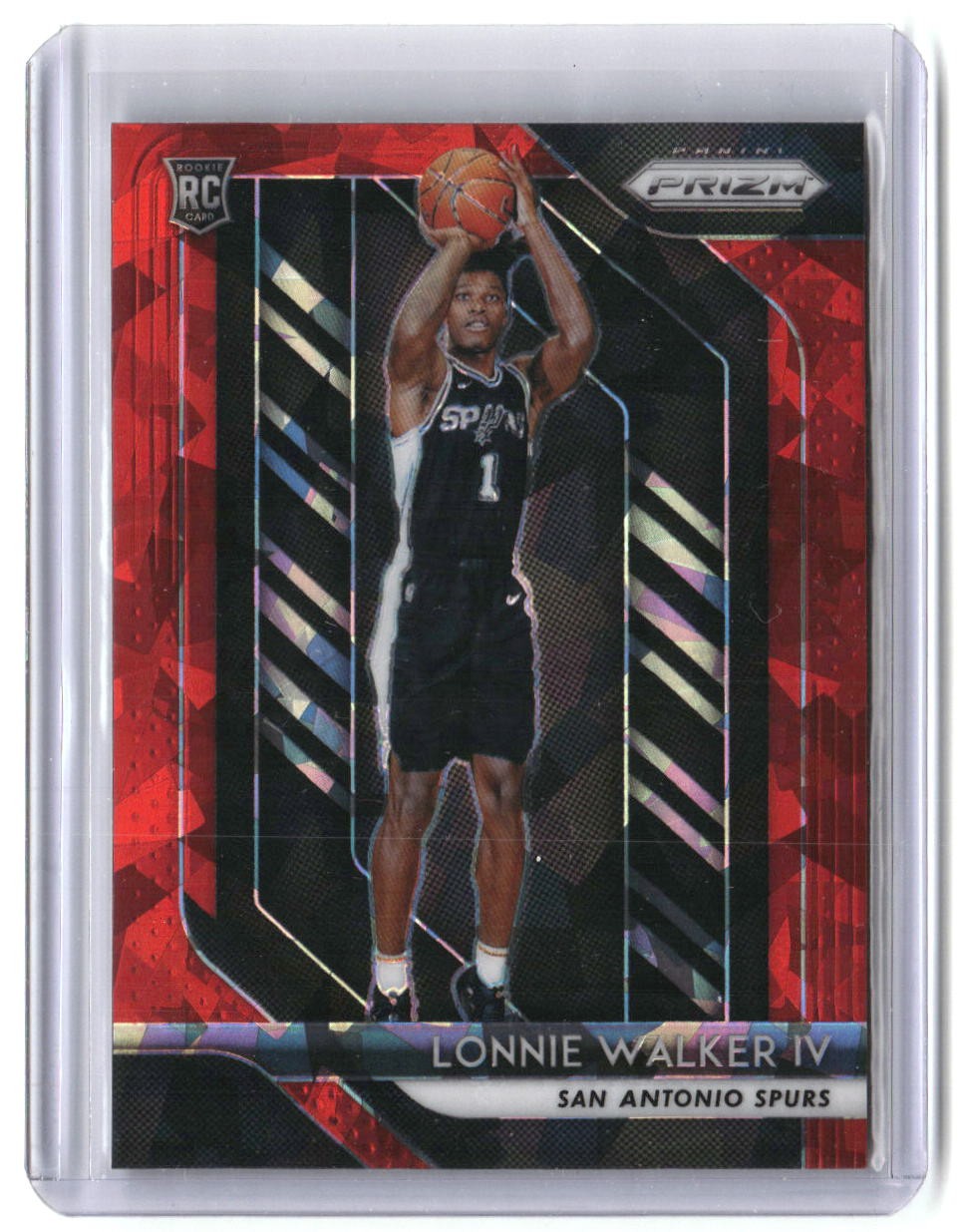 Lonnie Walker IV Rookie 2018-19 Panini Prizm Prizms Red Ice