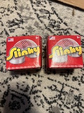  2 The Original Slinky Walking Spring Toy, 2.75-inch Diameter Metal Slinky