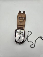 Vintage Walz Coronet B Photography Light Exposure Meter Leather Case Japan