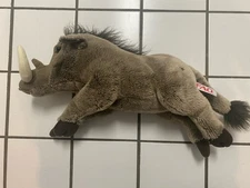 Rare 2013 FAO Toys R Us 24” Long Plush Wild Boar Stuffie In Ex Used Condition