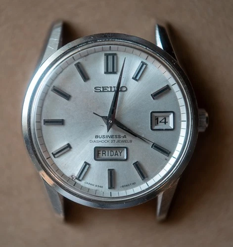 Vintage 1967 Seiko 8346-8030 Business-A Day Date