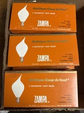 Zampa 03446 NIB Lot Of 45 Lamps 25W 120V Candelabra #A103