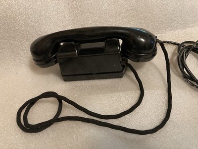 Vintage VOCO Intercom Phone Black Bakelite Made In Denmark Beautiful!