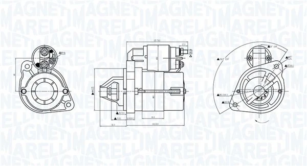 ALTERNATOR 063731508010 FOR OPEL B14NEH/14NEJ D14NEH/14NEJ 1.4L B14XEJ 1.4L 4cyl - Image 2 of 4