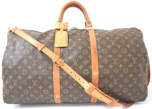 Auth Louis Vuitton Keepall Bandouliere 60 Boston Bag Monogram M41412 LV 54007