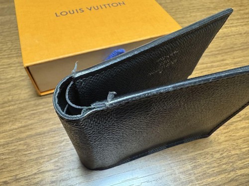 Portafoglio Louis Vuitton Damier nero bifold - Foto 8 di 11