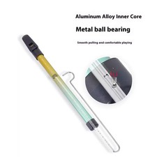 Light Weight Aluminum Alloy Slide Whistle for Music Performances Enduring