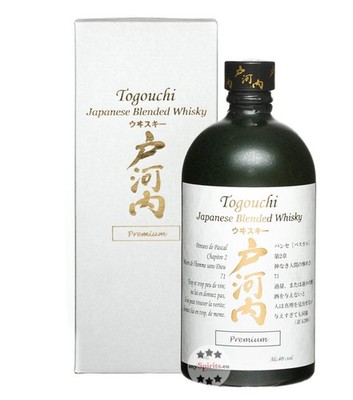 Togouchi Premium Japanese Blended Whisky / 40 % Vol. / 0,7 Liter-Flasche in GP