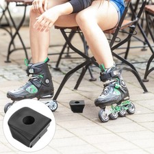 2Pcs Durable Rubber Inline Skate Brake Blocks Non Slip Toe Stop Accessories