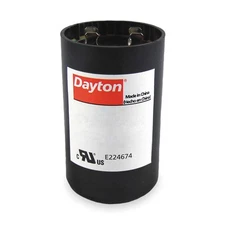DAYTON 2MDT3 Motor Start Capacitor,270-324 MFD,Round 2MDT3