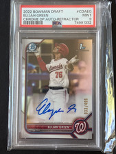 Elijah Bowman Chrome 2022 Green Auto