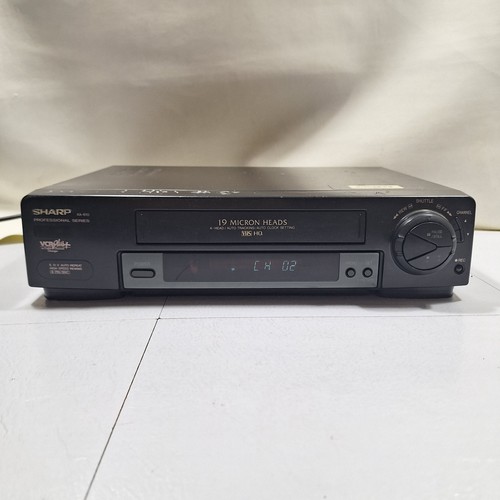Vintage Sharp XA-605A 4 Head VCR VHS Tape Player - Tested and Working ...